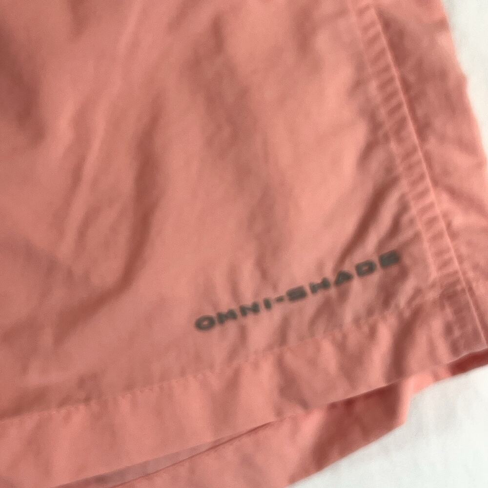 Columbia PFG Swim Trunks Pink Omni-Shade Fishing Shorts 6" INS Mens L - Picture 4 of 9